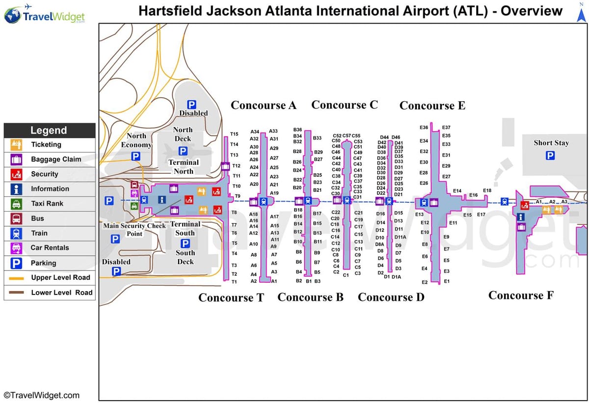 kart hava limanı Hartsfield-Jackson
