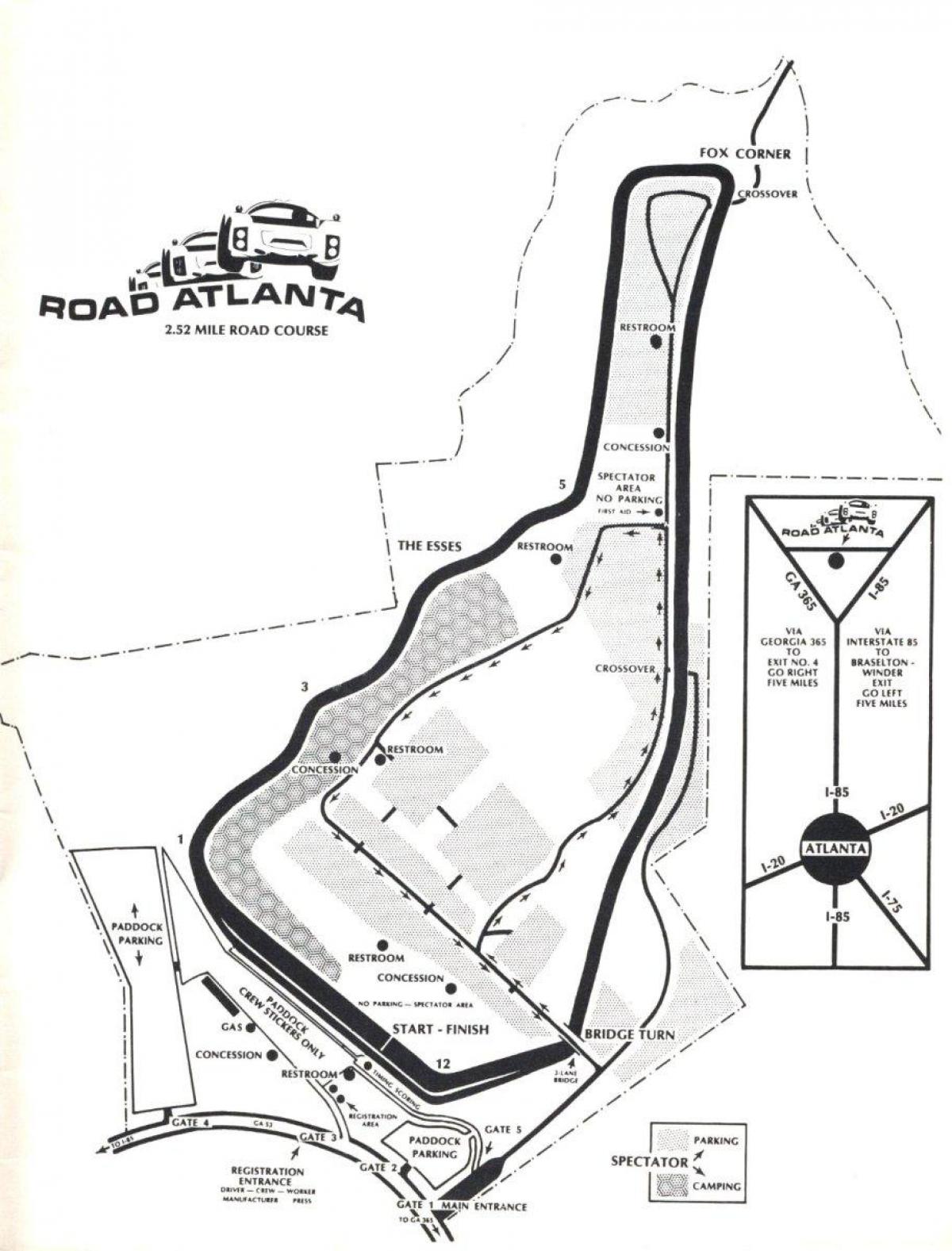 kart yolları Atlanta