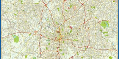 Küçə xəritəsi Atlanta