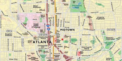 Kart мидтаун Atlanta