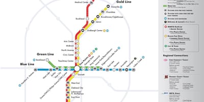 Qatar Atlanta xəritə